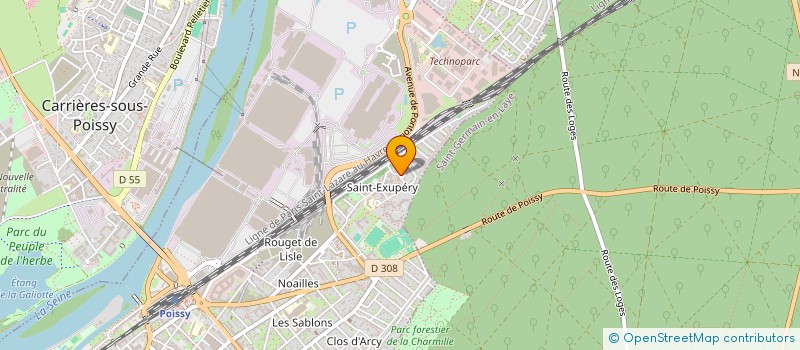 localisation de l'entreprise MONSIEUR SEBASTIEN TRZMIELEWSKI à POISSY