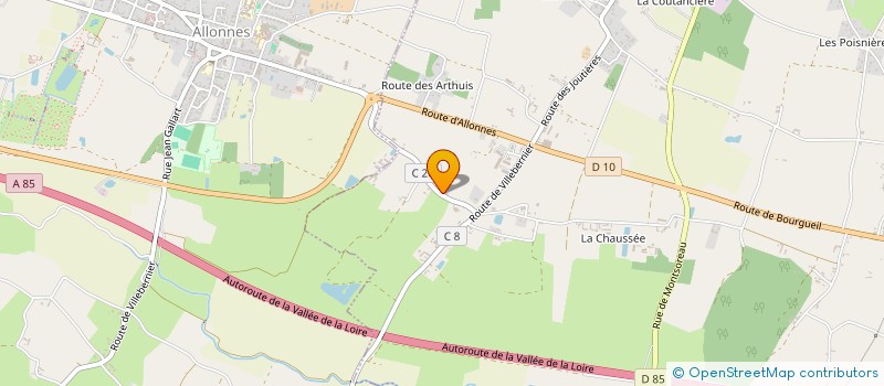 localisation de l'entreprise MONSIEUR SEBASTIEN TULASNE  BRAIN-SUR-ALLONNES