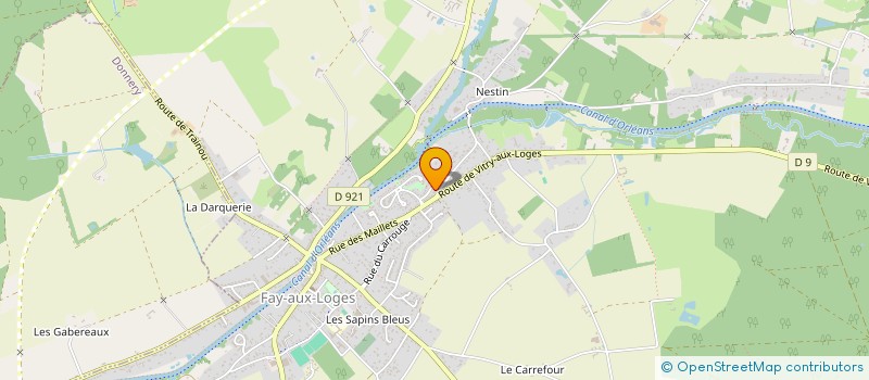 localisation de l'entreprise MONSIEUR SEBASTIEN TURBAT  LOURY