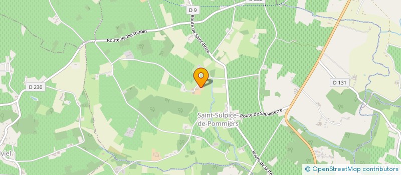 localisation de l'entreprise MONSIEUR SEBASTIEN TURTAUT  SAINT-SULPICE-DE-POMMIERS