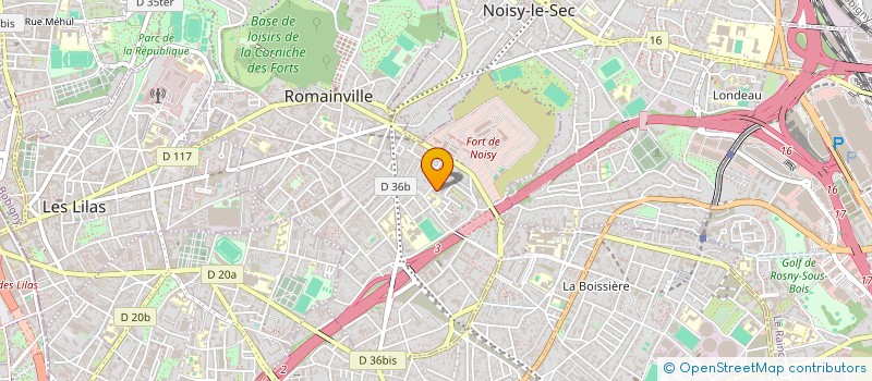localisation de l'entreprise MONSIEUR SEBASTIEN TURUS à ROMAINVILLE
