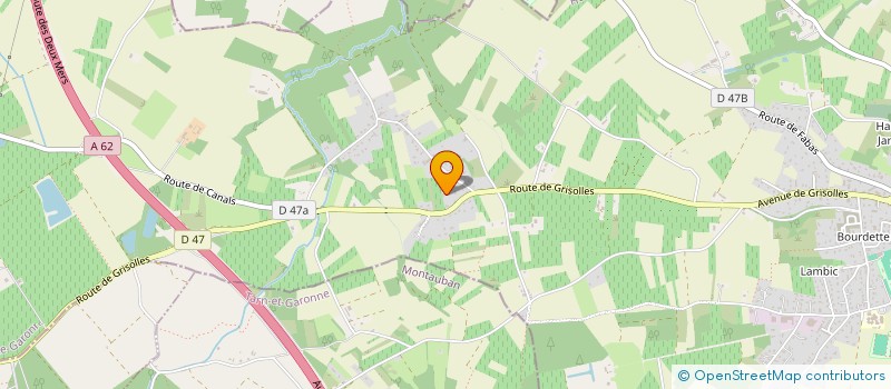 localisation de l'entreprise MONSIEUR SEBASTIEN TYBERGHIEN  FRONTON