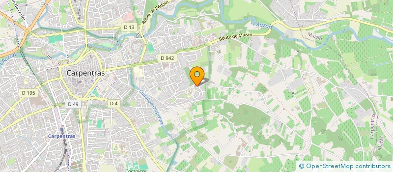 localisation de l'entreprise MONSIEUR SEBASTIEN ULL à CARPENTRAS
