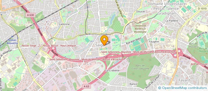 localisation de l'entreprise MONSIEUR SEBASTIEN ULLOA  PESSAC