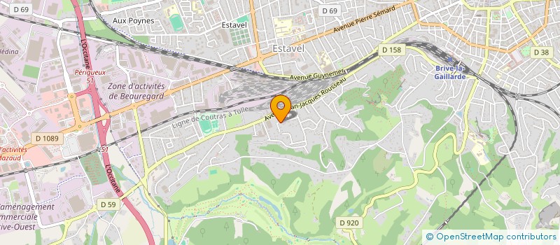 localisation de l'entreprise MONSIEUR SEBASTIEN ULMANN  BRIVE-LA-GAILLARDE