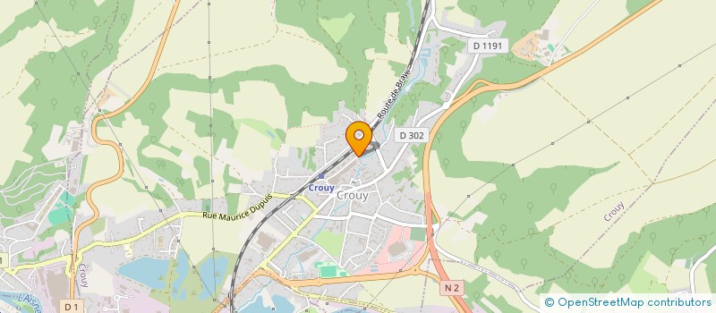 localisation de l'entreprise MONSIEUR SEBASTIEN ULRYCH  CROUY