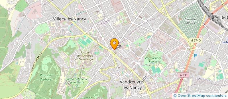 localisation de l'entreprise MONSIEUR SEBASTIEN VAIMBOIS à VANDŒUVRE-LES-NANCY