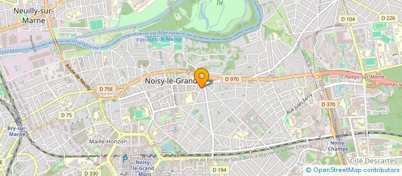 localisation de l'entreprise MONSIEUR SEBASTIEN VAIRON  NOISY-LE-GRAND