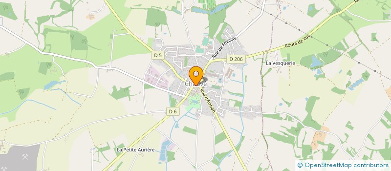 localisation de l'entreprise MONSIEUR SEBASTIEN VALEE  CHAUVE