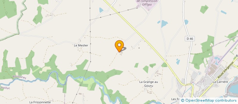 localisation de l'entreprise MONSIEUR SEBASTIEN VALLAUD à ROUSSINES