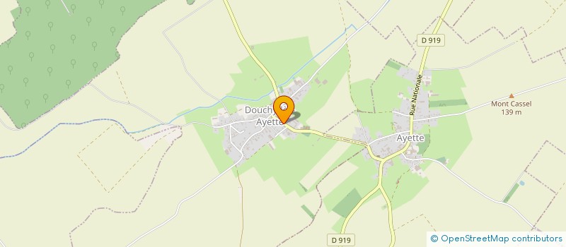 localisation de l'entreprise MONSIEUR SEBASTIEN VALLE  DOUCHY-LES-AYETTE