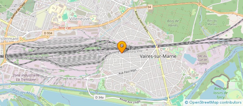 localisation de l'entreprise MONSIEUR SEBASTIEN VALLET  VAIRES-SUR-MARNE