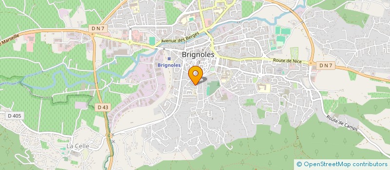 localisation de l'entreprise MONSIEUR SEBASTIEN VALLET à BRIGNOLES