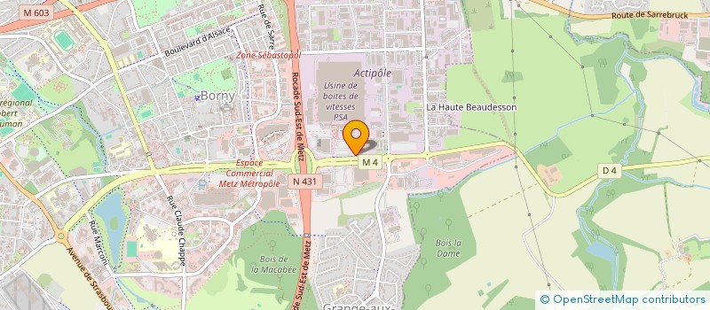 localisation de l'entreprise MONSIEUR SEBASTIEN VALOT  METZ