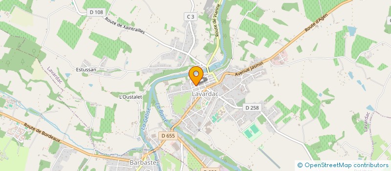 localisation de l'entreprise MONSIEUR SEBASTIEN VAN DE HEL à LAVARDAC