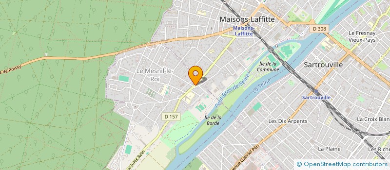 localisation de l'entreprise MONSIEUR SEBASTIEN VAN KOTE  LE MESNIL-LE-ROI