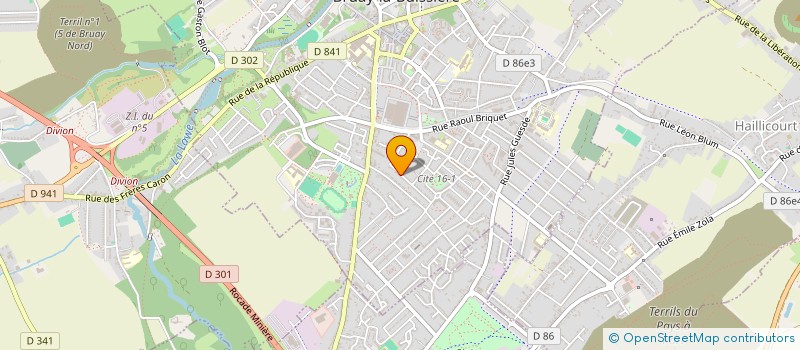 localisation de l'entreprise MONSIEUR SEBASTIEN VANDAMME à BRUAY-LA-BUISSIERE