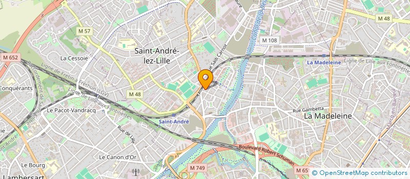 localisation de l'entreprise MONSIEUR SEBASTIEN VANDAMME  SAINT-ANDRE-LEZ-LILLE