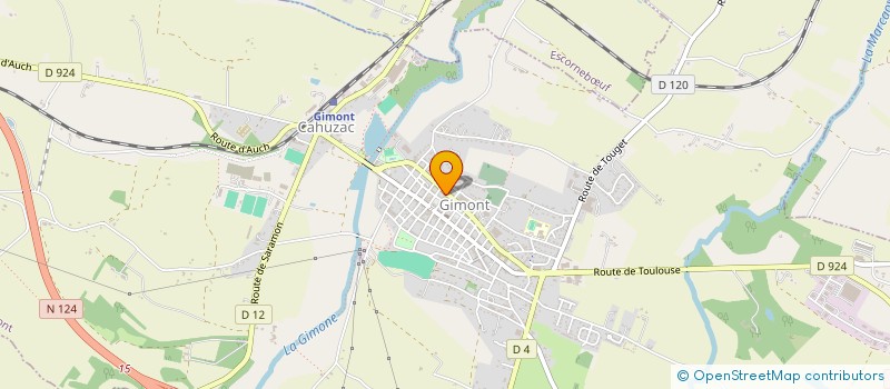 localisation de l'entreprise MONSIEUR SEBASTIEN VANDEN BERGHE  GIMONT