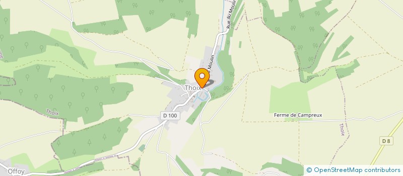 localisation de l'entreprise MONSIEUR SEBASTIEN VANDEPUTTE  THOIX