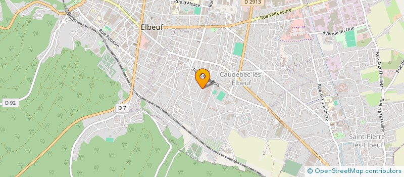 localisation de l'entreprise MONSIEUR SEBASTIEN VANDERCHRUCHE  CAUDEBEC-LES-ELBEUF