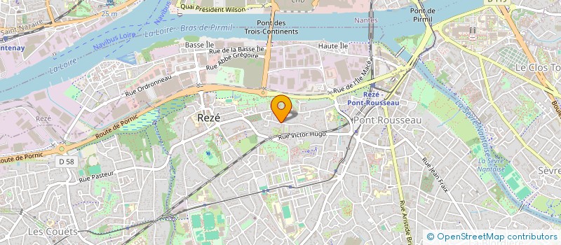 localisation de l'entreprise MONSIEUR SEBASTIEN VANHOVE à REZE
