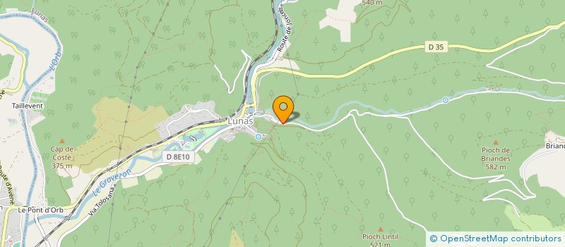 localisation de l'entreprise MONSIEUR SEBASTIEN VANNIER  LUNAS