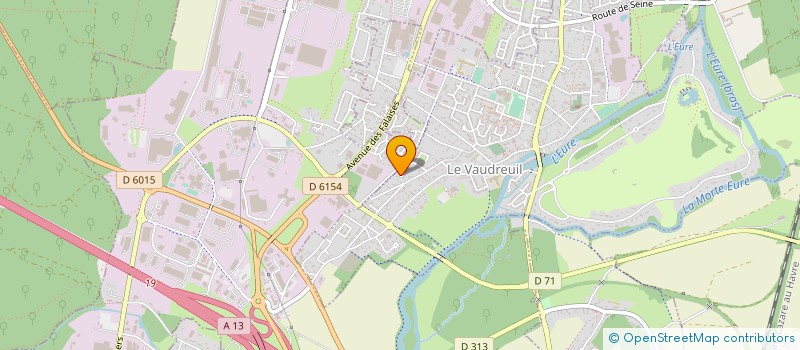 localisation de l'entreprise MONSIEUR SEBASTIEN VANNIER  LE VAUDREUIL