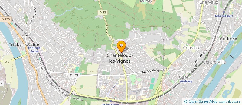 localisation de l'entreprise MONSIEUR SEBASTIEN VANTHUYNE  CHANTELOUP-LES-VIGNES