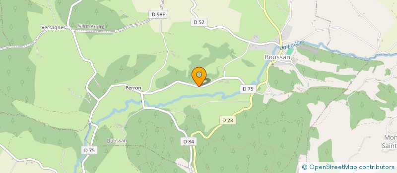 localisation de l'entreprise MONSIEUR SEBASTIEN VAQUIER  LE BUGUE