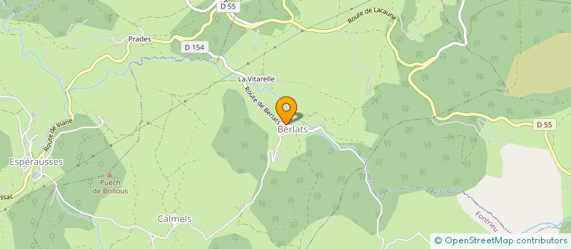 localisation de l'entreprise MONSIEUR SEBASTIEN VAREILLES  BERLATS