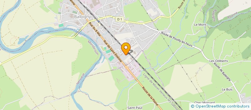 localisation de l'entreprise MONSIEUR SEBASTIEN VARENNE  BALBIGNY