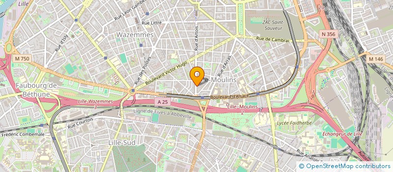 localisation de l'entreprise MONSIEUR SEBASTIEN VARIN  LILLE