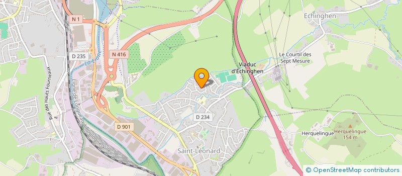 localisation de l'entreprise MONSIEUR SEBASTIEN VASSEUR  HESDIN-L'ABBE