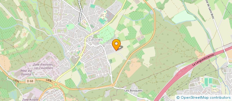 localisation de l'entreprise MONSIEUR SEBASTIEN VAUCLARE  CASTRIES