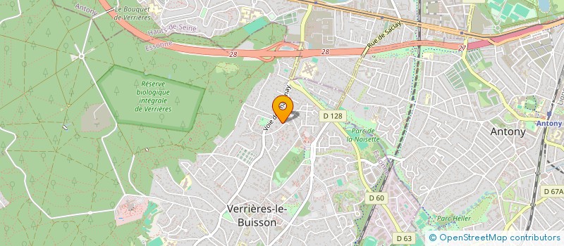 localisation de l'entreprise MONSIEUR SEBASTIEN VAUDEVILLE à VERRIERES-LE-BUISSON