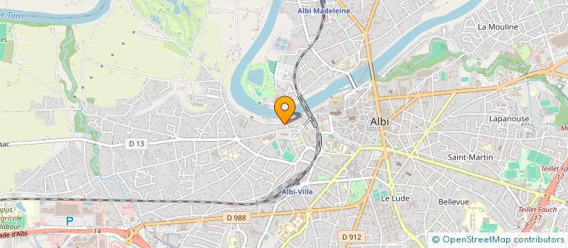 localisation de l'entreprise MONSIEUR SEBASTIEN VEAUTE à ALBI