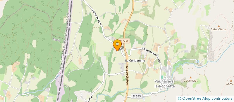 localisation de l'entreprise MONSIEUR SEBASTIEN VEAUVY  VAUNAVEYS-LA-ROCHETTE