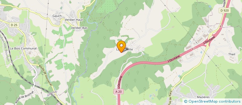 localisation de l'entreprise MONSIEUR SEBASTIEN VEDRENNE  DONZENAC