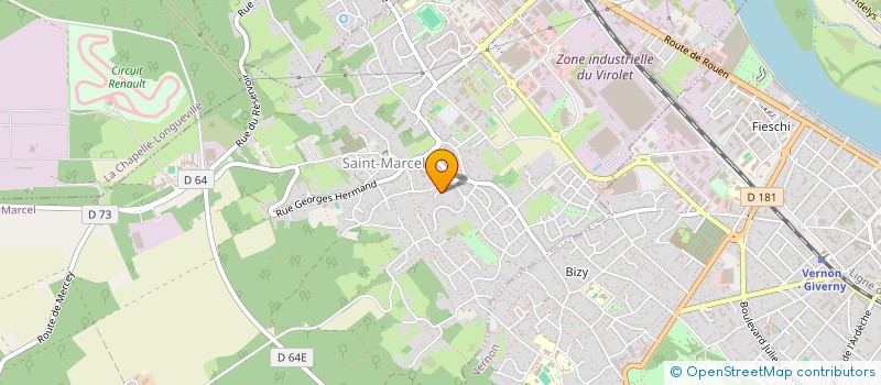 localisation de l'entreprise MONSIEUR SEBASTIEN VELMIR  SAINT-MARCEL