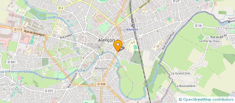 localisation de l'entreprise MONSIEUR SEBASTIEN VENAULT à ALENCON