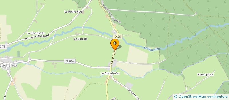 localisation de l'entreprise MONSIEUR SEBASTIEN VENDEVILLE  ESQUEHERIES