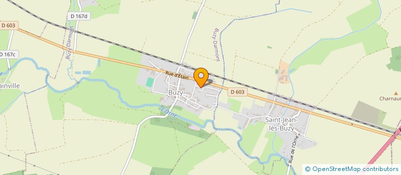 localisation de l'entreprise MONSIEUR SEBASTIEN VERDUN à BUZY-DARMONT