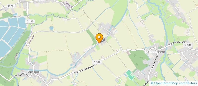 localisation de l'entreprise MONSIEUR SEBASTIEN VERFAILLIE  GONNEHEM