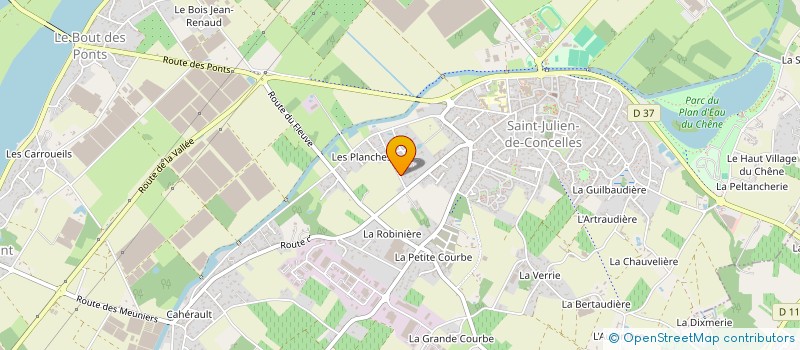localisation de l'entreprise MONSIEUR SEBASTIEN VERGE à SAINT-JULIEN-DE-CONCELLES