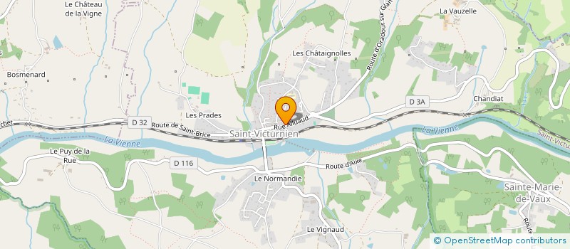 localisation de l'entreprise MONSIEUR SEBASTIEN VERGNAUD à SAINT-VICTURNIEN