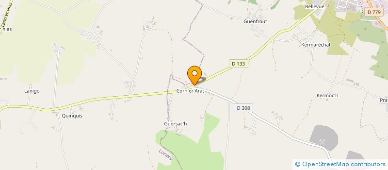 localisation de l'entreprise MONSIEUR SEBASTIEN VERGNAUD  GRAND-CHAMP