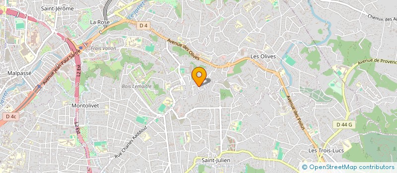 localisation de l'entreprise MONSIEUR SEBASTIEN VERGNES à MARSEILLE