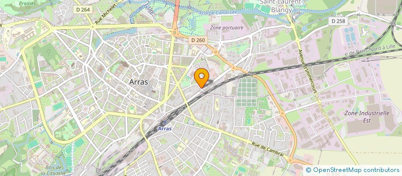 localisation de l'entreprise MONSIEUR SEBASTIEN VERHEYDE à ARRAS