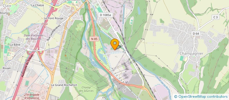 localisation de l'entreprise MONSIEUR SEBASTIEN VERNETTI  LE PONT-DE-CLAIX